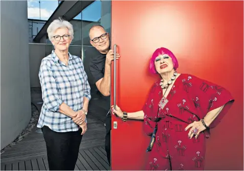  ??  ?? Artists for life: Nancy Meckler, Mark Baldwin and Zandra Rhodes, above, and Judith Kerr, left, will all make an appearance at the B(old) festival