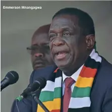  ?? ?? Emmerson Mnangagwa
Gallo Images/AFP/Tony Karumba