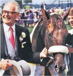  ??  ?? Brunton with his 1991 Ascot Gold Cup winner Indian Queen and, below, in Burma in 1942: he was said to possess ‘the gambling streak that goes with enterprise’