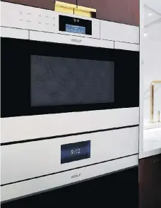  ?? SUB-ZERO AND WOLF ?? Wolf’s M series convection steam oven combines the two methods in one. Unique digital technology senses the amount and size of food and adjusts cooking details.
