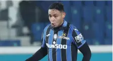  ?? ?? Luis Muriel, attaccante colombiano dell’Atalanta