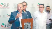  ??  ?? Juan Manuel Carreras dijo que busca fomentar el desarrollo del estado.