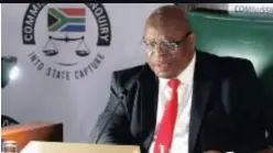 ?? African News Agency (ANA) ?? EMOTIONS are running high ahead of President Cyril Ramaphosa’s appearance at the state capture probe chaired by Deputy Chief Justice Raymond Zondo. |
