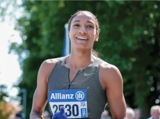  ?? Marijn De Keyzer/belga ?? Nafi Thiam focust in de aanloop naar het WK alleen op zichzelf. ‘Het was een moeilijk seizoen en ik heb geen zin om te stressen.’