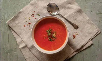  ?? Photograph­y/Getty Images ?? ‘Making an amazing soup. Special potion,’ Doucette told the person claiming to be a soap star, per court documents. Photograph: Ian Laker