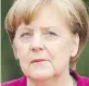  ??  ?? Angela Merkel