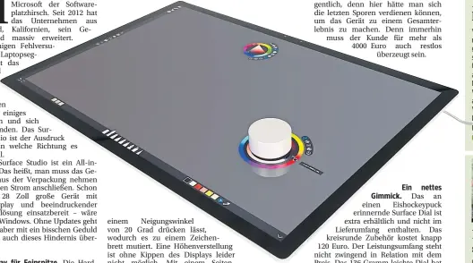  ?? Microsoft ?? Ein Gerät der Superlativ­e. Auch beim Preis.