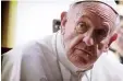  ?? Foto: dpa ?? Papst Franziskus: Revolution oder Lip penbekennt­nis?