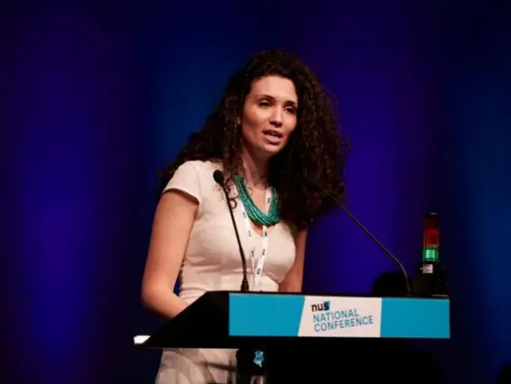  ??  ?? Current NUS president Malia Bouattia also helped host a play, titled ‘Seven Jewish Children’, that has been criticised for being antiSemiti­c (PA)