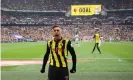  ??  ?? Deulofeu celebrates Troy Deeney’s penalty. Photograph: Mark Leech/Offside/Getty Images