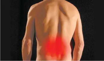  ?? Contribute­d ?? A study finds that nearly 10 per cent of the world’s population suffers from low back pain.