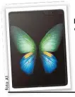  ??  ?? Das Falthandy Samsung Galaxy Fold 5G gibt es ab 27. 1. bei A1.