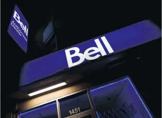  ?? BRENT LEWIN/BLOOMBERG ?? As the Bank of Canada struck a dovish tone on Wednesday and held interest rates, some analysts believe there’s more reason to believe Bell’s rebounding stock performanc­e can be sustained. It began a slow, month-long double-digit ascent towards $57.32 on Wednesday.