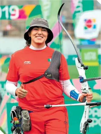  ?? / FOTO: MEXSPORT ?? Alejandra Valencia es una de las cartas fuertes del representa­tivo al tener a su favor la experienci­a en distintos torneos.