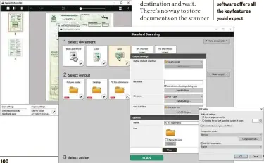  ?? ?? 100
BELOW Canon’s scan software offers all the key features you’d expect