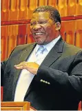  ?? Picture: Brian Witbooi ?? Water and Sanitation Minister Gugile Nkwinti says we need to change the way we use water.