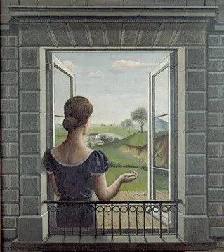  ??  ?? Paul Delvaux, «La Fenêtre», 1936