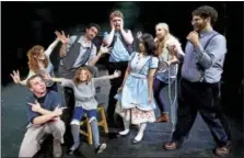  ?? PHOTO BY ARIENNE DAVEY ?? The cast of “Alice in Wonderland” front row, from left, are Jesse Burke, Caitlin Tellier and Suomia Dode; back row, fromleft, are Kate Bunce, Alex Kirstukas, Adam Cormier, Remony Perlman and Luis Marrero.