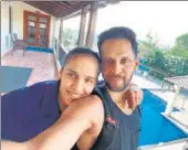  ?? HT PHOTO ?? Badminton couple Parupalli Kashyap and Saina Nehwal. n