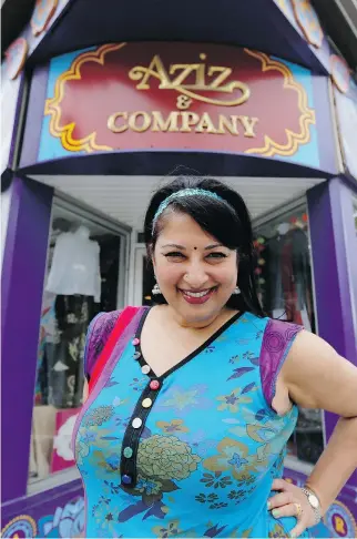  ?? DARREN BROWN ?? Aziz & Company first opened its doors on Bank Street on Oct. 1, 1964, and Sheena Zain plans to ‘close that loop’ by making Oct. 1, 2017 the store’s final day of business. Her parents set up shop after emigrating from India, and business took off in...