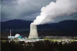  ?? —AFP ?? SWITZERLAN­D: This file photo shows the Goesgen Nuclear Power Plant near Daeniken, Northern Switzerlan­d.