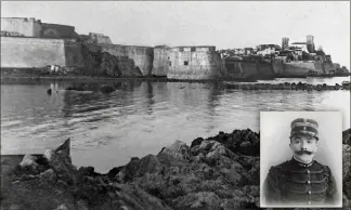  ??  ?? Pierre Devoluy fut un des farouches défenseurs des remparts d’Antibes mais ce fut le combat de David contre Goliath. Avec ses amis, il ne put en empêcher la démolition. (DR collection René Pettiti)