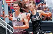  ?? [PHOTO BY STEVE SISNEY, THE OKLAHOMAN] ?? Edmond Memorial’s Jed Helker is The Oklahoman’s Big All-City Track Athlete of the Year. He won four gold medals at the recent Class 6A state meet.