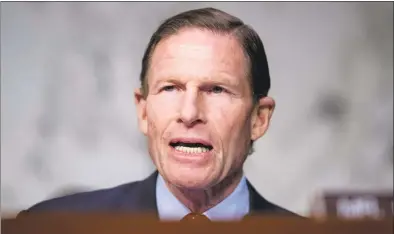  ?? Andrew Harnik / Associated Press ?? Sen. Richard Blumenthal, D-Conn., helped change the rule regarging veterans’ appeals of their military discharges.