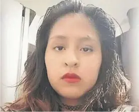  ?? FACEBOOK ?? Eylin Jiménez Condorí. Tenía 17 años y estaba desapareci­da.