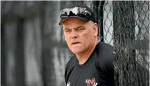  ?? PHOTO: PHOTOSPORT ?? Black Sox coach Mark Sorenson has become the second New Zealand man to win world championsh­ips as a player (four times) and a coach.