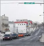  ?? Canadian Press photo ?? Many lights were disabled, or missing, on Sunday following Saturday's windstorm in St.John's.