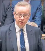  ??  ?? Michael Gove has defended Brexit’s prospects for Scotland.