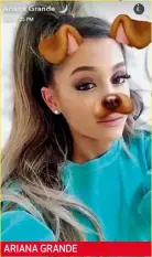  ??  ?? ARIANA GRANDE