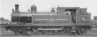  ?? LANCASHIRE & YORKSHIRE RAILWAY SOCIETY ?? The real No. 1042, captured at Agecroft. Although in black and white, it is clear to see how well the model portrays both the prototype and livery.