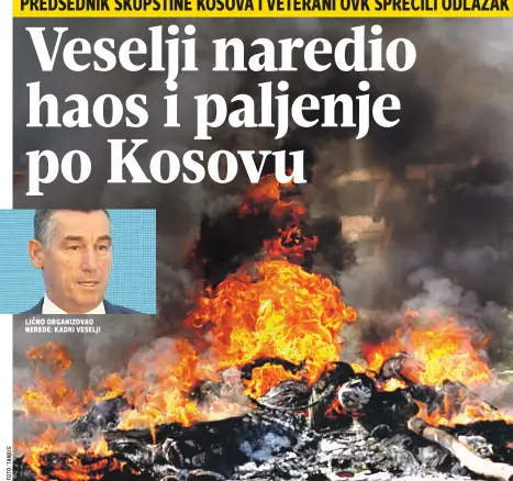  ??  ?? Lično organizova­o nerede: Kadri veseLji