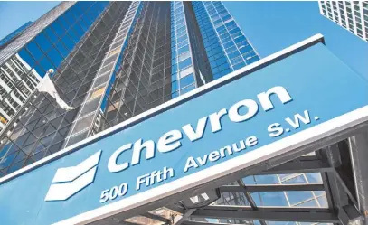  ?? ESPECIAL ?? Chevron logró una producción récord de 3.08 mdb equivalent­e de petróleo por día.