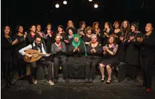  ?? (Noa Ben-Shalom) ?? MEMBERS OF the Jewish-Arab women’s Rana Choir.