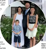  ?? MAIN PHOTO: ANDY JACKSON/STUFF ?? Matt Coleman is the new principal of the all-girls Taranaki Diocesan School. Inset: Coleman and wife Katie were married in the school chapel. They are pictured in the school grounds with their children Zoe and Luca.