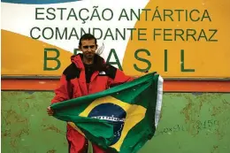  ?? Acervo Pessoal ?? Rubens Duarte foca o seu trabalho em bactérias e o ecossistem­a de microrgani­smos extremófil­os na Antártica