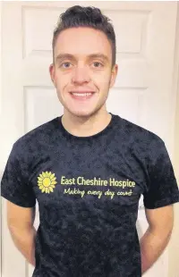  ??  ?? ●● Shaun Dillnutt will be taking on his first marathon this year in aid of East Cheshire Hospice