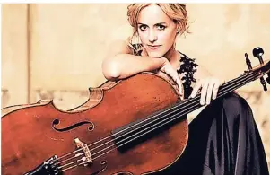  ?? FOTO: UWE ARENS ?? Feinsinnig­e Ausnahme-Cellistin: Sol Gabetta