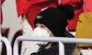  ?? ?? Peng Shuai watched the women’s freestyle skiing big air finals at the 2022 Winter Olympics on Tuesday. Photograph: Jae C