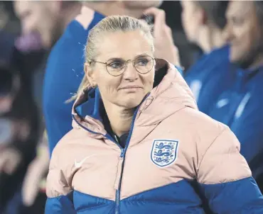  ?? ?? Sarina Wiegman’s stock has risen further after guiding England to a first-ever World Cup final