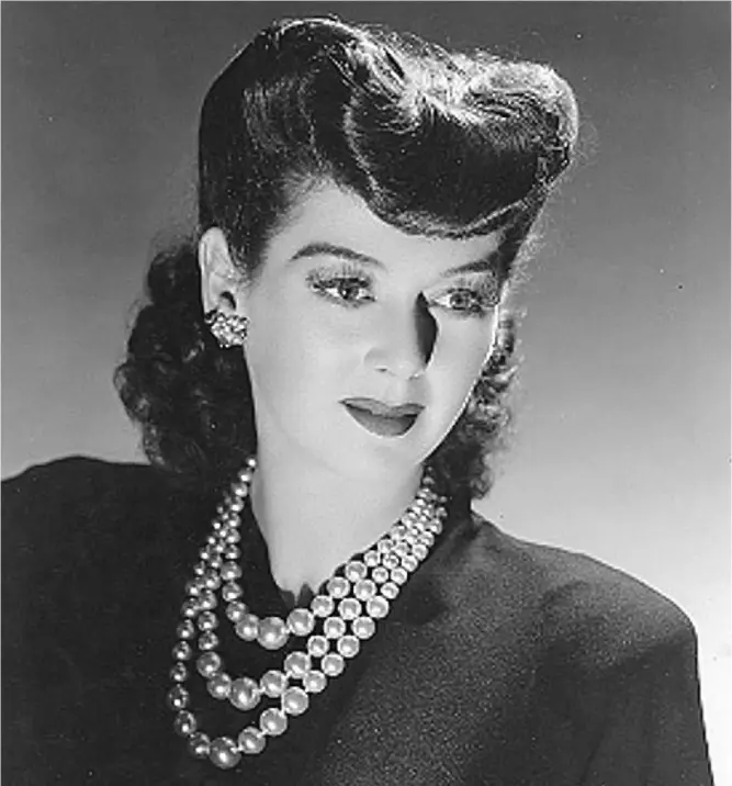  ?? Supplied ?? The iconic victory roll hairdo was The Look for 1940s stars like actress Rosalind Russell, best known for her role as a fast-talking reporter in the comedy His Girl Friday.
