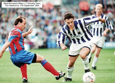  ?? ?? West Bromwich Albion 1-1 Grimsby Town, The Hawthorns, 17th September 1994.