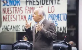  ?? DiAnA MÉndEZ ?? El abogado constituci­onalista Carlos Arguedas, exdiputado y exmagistra­do, desistió de continuar con la contrataci­ón.