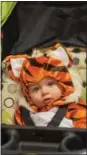  ?? SUBMITTED PHOTO ?? Parker Powell, dressed as a tiger, and his mom, Jessica Hennings, attended the Rainbow Elementary School annual Fall Family Fun Fest.
