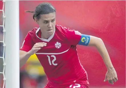  ?? — CP FILES ?? Christine Sinclair is the best Canadian soccer player of all time. Putting your child in a pay-for-play league or residency system does not mean they will reach her level of skill.