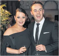  ??  ?? Happier times for Ant and Lisa at a 2010 Bafta after-party