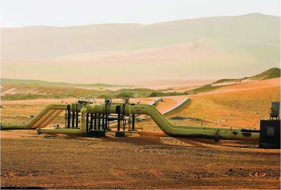 ?? REUTERS ?? El cierre del gasoducto por Marruecos redujo las llegadas de gas